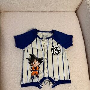 Dragon Ball Z Goku Striped Infant One-Piece - BoxLunch Exclusive